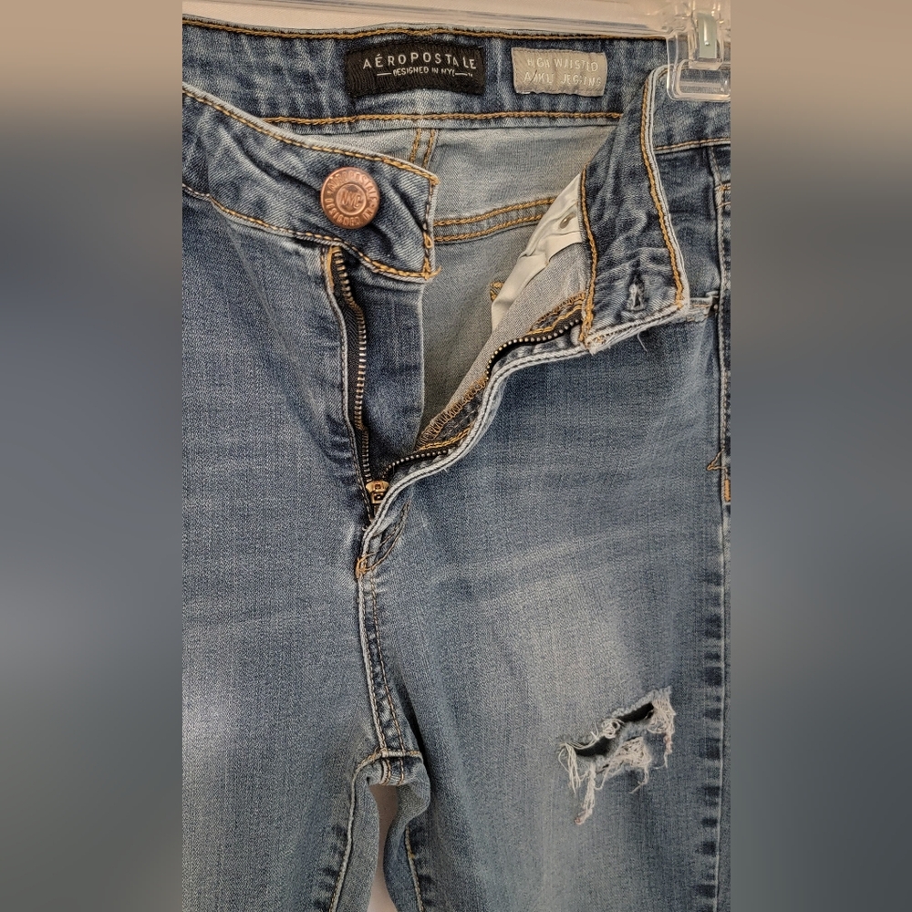 Aeropostale Designed In NYC High Waisted Ankle Jegging Size 12R - Picture 11 of 12